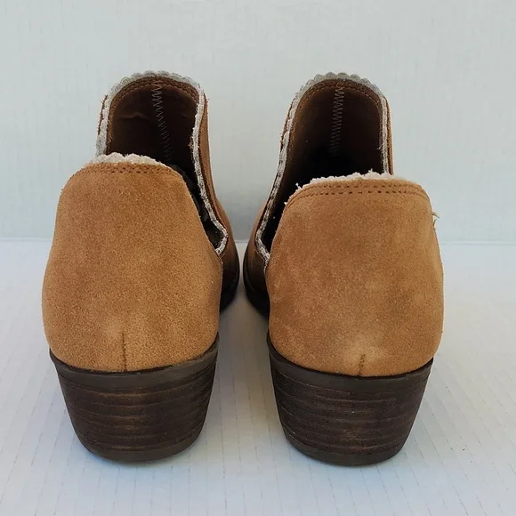 NWOT SKECHERS SUEDE TEXAS MIDWEST SHINE ANKLE BOOT - Picture 3 of 10